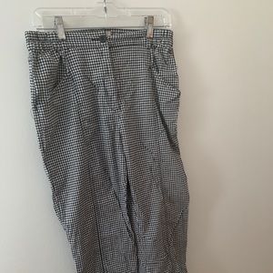 Black and White Checkered Pants